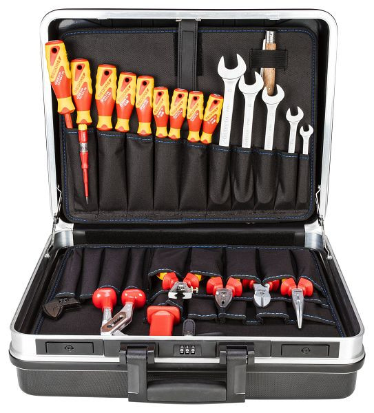 Assortiment d'outils GEDORE VDE dans un coffret, 74 pièces, 3082156