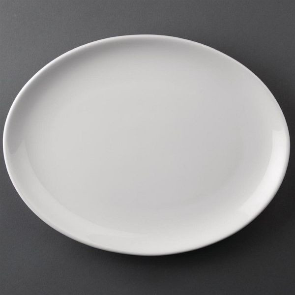 OLYMPIA Athena assiette ovale coupe 25,4 cm, UE: 12 pièces, CC211