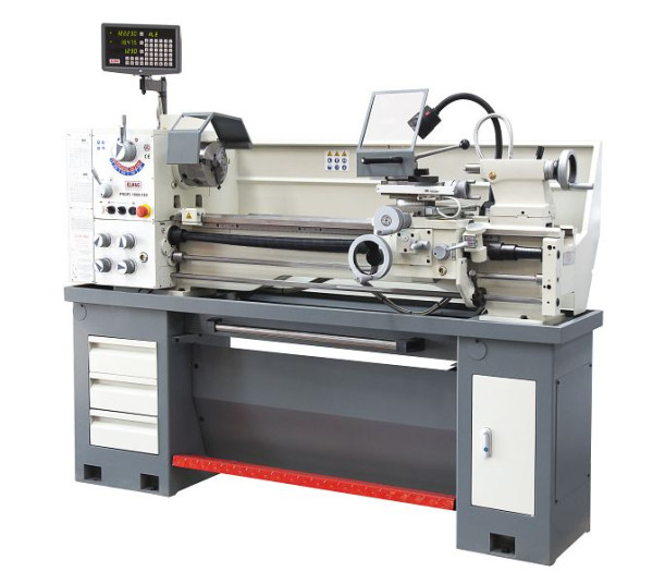 Tour universel ELMAG, PROFI 1000/180 N-incl. Mandrin de tour RÖHM avec. Indicateur de position à 3 axes 'SINO' avec support en acier à changement rapide 'Set', 88153