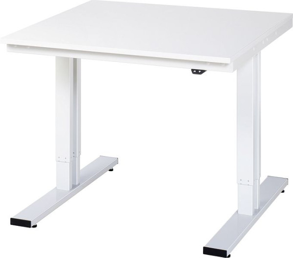 Table de travail RAU série adlatus 300 (réglable en hauteur électriquement), panneau mélaminé, 1000x720-1120x1000 mm, 08-WT-100-100-M