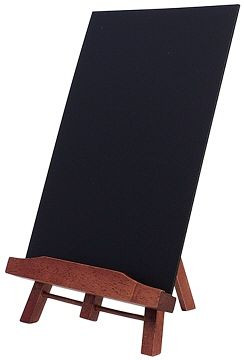 Chevalet de table Contacto, A4, acajou, 7678/361