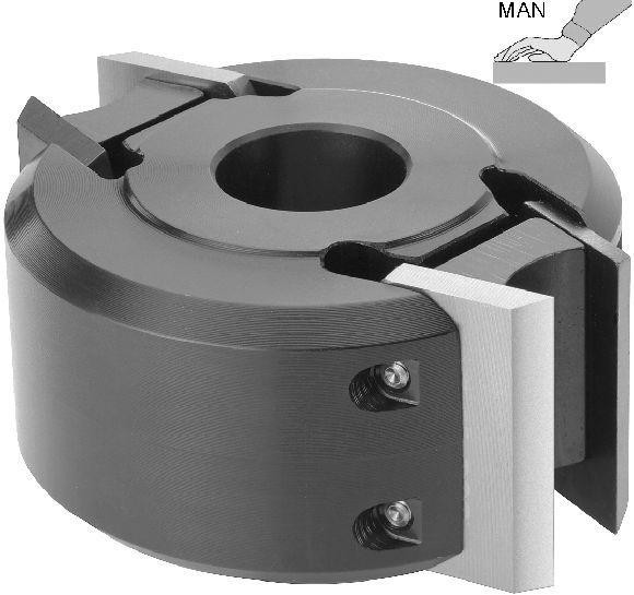 Tête de coupe Edessö 61 (120x60x30, aluminium) pour coupe 60x5,5 mm, 1650MK61