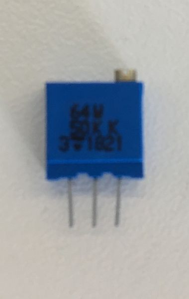 ELMAG trimmer - potentiomètre, 50k_ ±10% 1/2W, 9505675