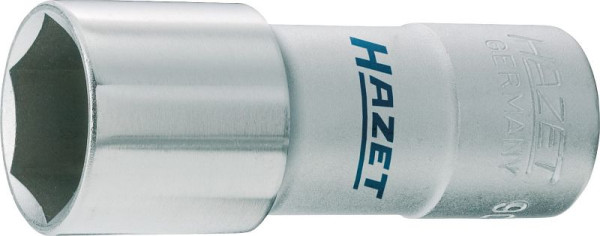 Douille de bougie d'allumage Hazet, carrée, creuse 12,5 mm (1/2 pouce), profil hexagonal externe, 16 mm, 5/8 ", 900AMGT