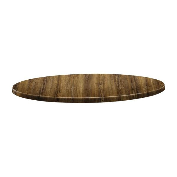 Topalit Classic Line plateau de table rond bois de cerisier Atacama 60cm, DR927
