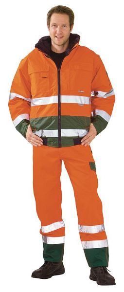 Veste confort haute visibilité Planam, orange/vert, taille L, 2048052
