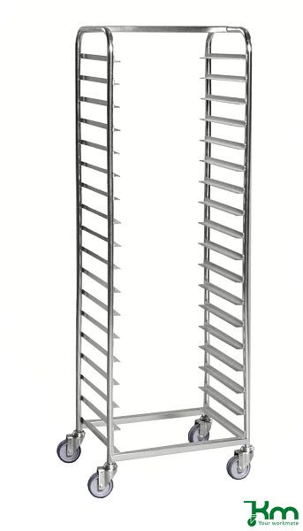 Chariot à plateaux Kongamek pour 18 plateaux de taille 540x440mm, KM160