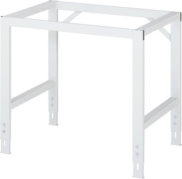 Table de travail mobile RAU Tom (4 LR), L1000xP800xH910-1230mm, plateau en hêtre massif 25mm, 06-625B80-10-4LF.12