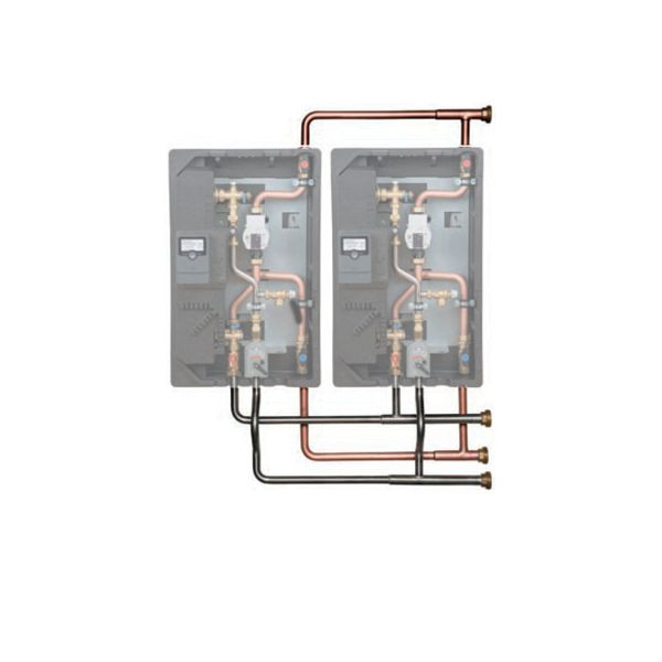 Kit de tuyauterie en cascade Solarbayer pour 2 stations FRIWA 65, 230707000