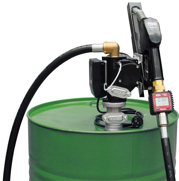 Pompe sur fût ZUWA Panther 72 DC pour diesel, 12/24V, avec compteur numérique, 120706FZ