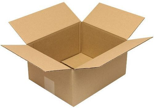 Boîte pliante en carton ondulé TransPak 1 paroi, dimensions intérieures 270 x 220 x 130 mm, qualité 1.20B, paquet de 50, 299233