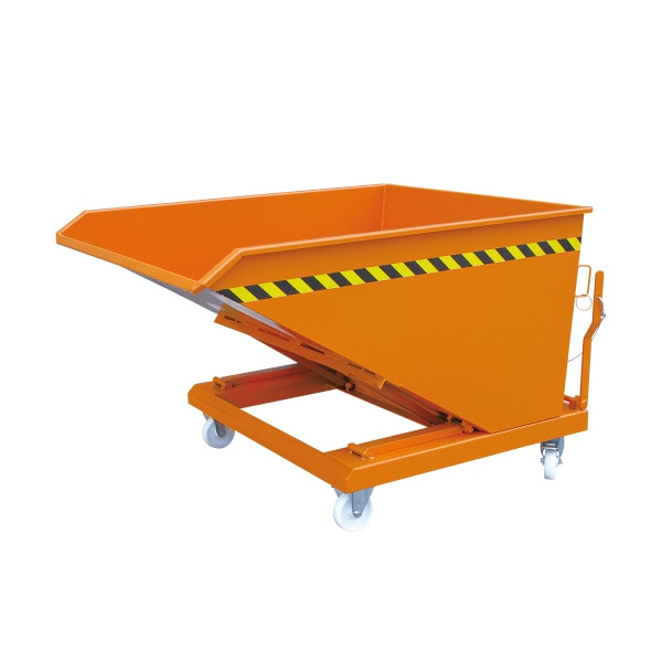 Conteneur basculant bas Eichinger industrie, 1000 kg, 400 litres, orange pur, 20140700000000