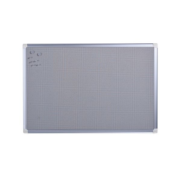 Tableau Magnétique Bi-Office Nouvelle Génération Gris 120x90cm, CA050830