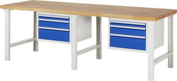 Etabli RAU série 7000 - modèle 7126, L2500 x P900 x H840 mm, 13-7126A1-259B4S.11