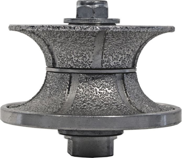 ELMAG fraise à profiler diamantée Profiler PXV, r=10, M14 - 'brasée sous vide', demi-ronde, 64165