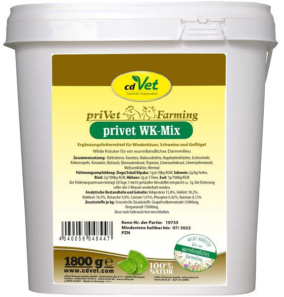 cdVet troène WK mix 1,8 kg, 4844