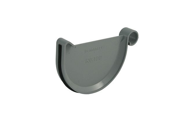 Embout Marley pour gauche et droite RG 100 gris, 070735