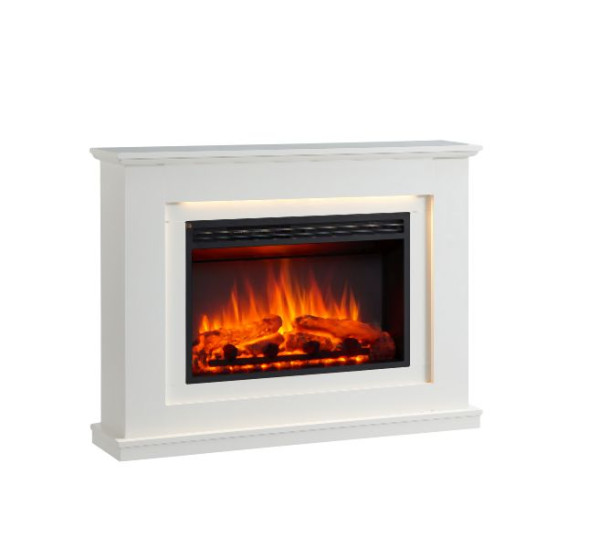 Cheminée électrique BALDERIA Alexios, 2000 W, blanche, EF379A-MT379C-W