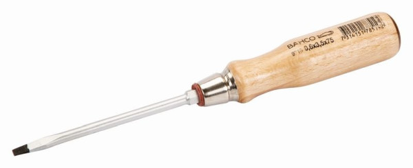 Tournevis Bahco manche en bois fendu 8mm 270mm 9710-8-150