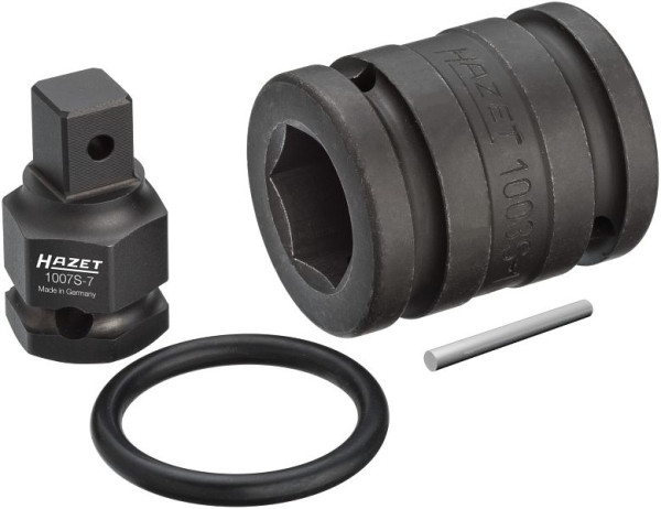 Adaptateur réducteur Hazet, carré creux 20 mm (3/4 pouce), carré solide 12,5 mm (1/2 pouce), 1007S-7/4