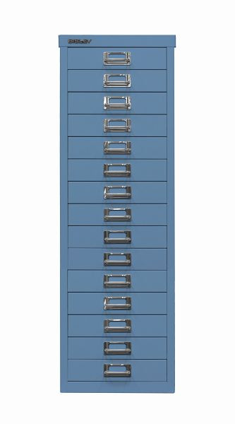 Bisley MultiDrawer ™, série 39, A4, 15 tiroirs, bleu, L3915605