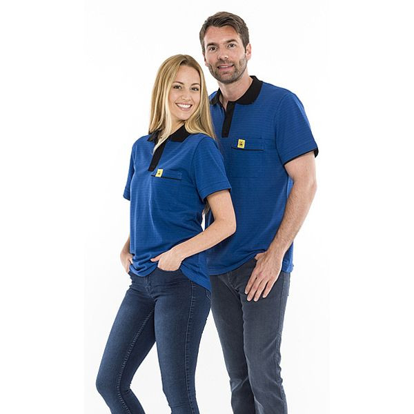 Polo SafeGuard ESD bleu royal, 210 g/m² taille 4XL, DSWL31935