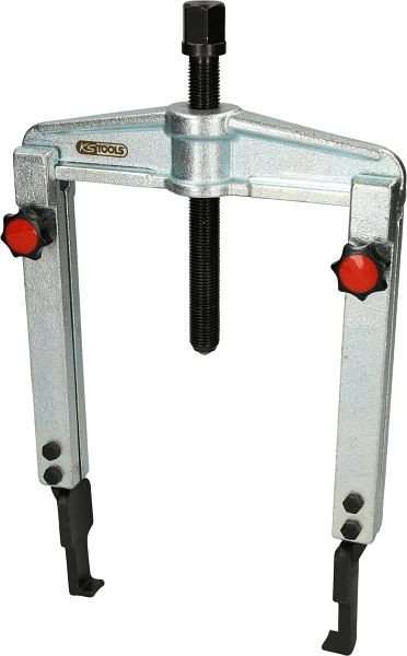 Extracteur universel à dégagement rapide KS Tools à 2 bras avec crochets extrêmement fins et allongés, 25-130 mm, 200 mm, 2,5 t, 620.0066