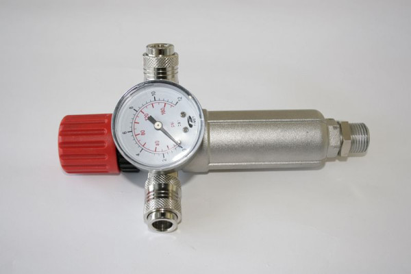 Filtre régulateur de pression ELMAG (1/2') complet pour ABAC type 700+750/10/200 (Profi-Air), 9100553