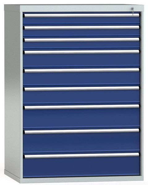 Armoire à tiroirs KLW 1450 x 1031 x 750 mm H x L x P, dimensions d'installation : 1350 mm, division : 54x36 unités, SJB1450-09EP-001