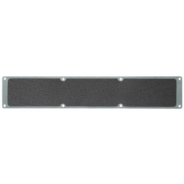 Pantalon de farine plaque antidérapante en aluminium avec revêtement antidérapant m2, noir universel 114x1000mm, APM1SF2