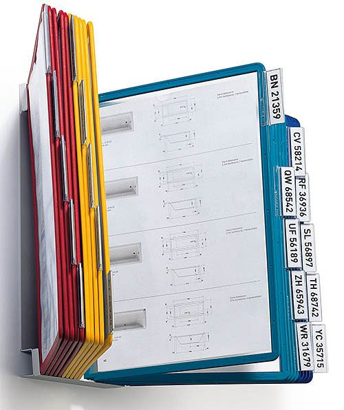 Tableau d'information Bedrunka+Hirth, coloré, assorti, 20 pièces, 5512