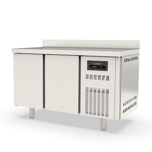 Table réfrigérante Vaiotec TOPLINE 700 / 2 volets GN1/1 avec 2 portes et dosseret, 10289