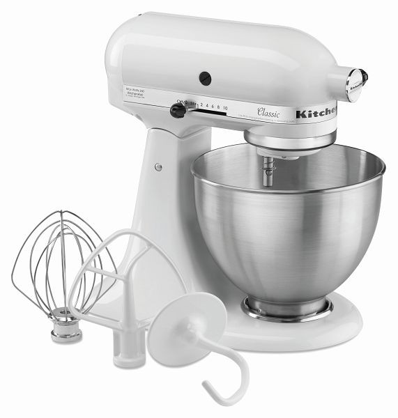Robot culinaire KitchenAid 5K45SSEWH, blanc, 4,28 L, A150067