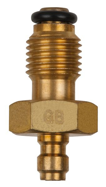 KS Tools pièce d'adaptation M14x1,5 filetage extérieur et raccord de tuyau 1/4" avec bague d'étanchéité, 150.2343