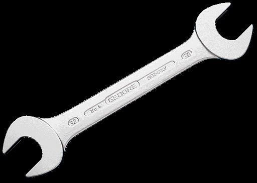 Clé à fourche double GEDORE 22x27 mm, 6067230