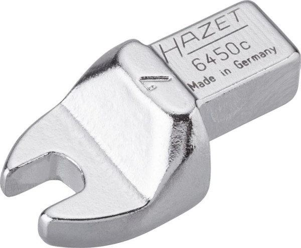 Clé à fourche insérable Hazet, carré insérable 9 x 12 mm, profil hexagonal extérieur, 7 mm, 6450C-7
