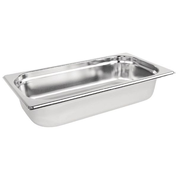 Conteneur Vogue GN en acier inoxydable 6.5cm GN1 / 3, K929