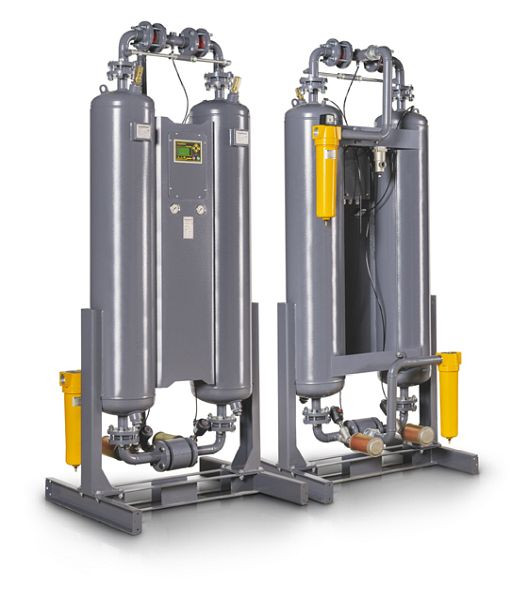 Sécheur par adsorption Comprag ADX-30-F avec temps de cycle fixes et avec pré- et post-filtres préinstallés, point de rosée jusqu'à -40°C maximum, 14400202