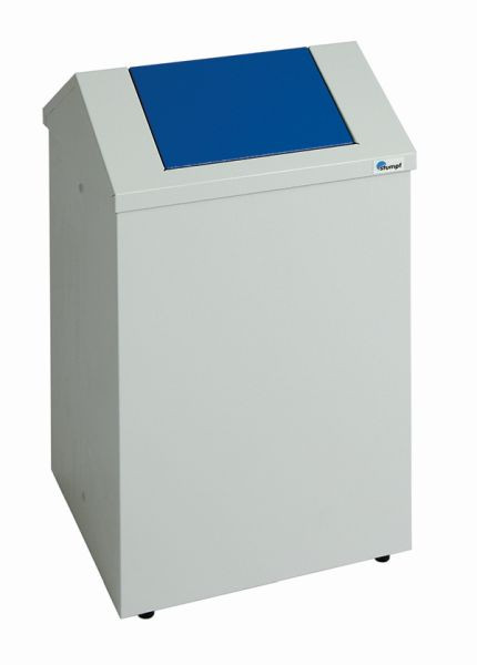 tri des déchets contondants PWK, RAL 7035/5010, 45 litres, 5104502