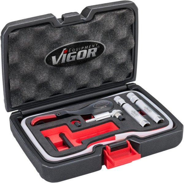 Kit de purge de frein VIGOR, nombre d'outils : 11, V7471