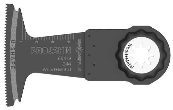 Lame de scie plongeante Projahn pour bois et métal, BIM, Starlock Plus, 65mm x 50mm, 66419