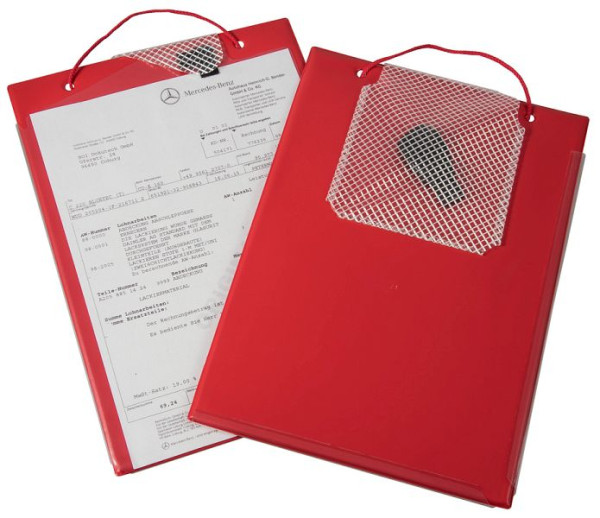 Sacoche de travail Eichner "Edge" avec compartiment à clés + soudure rabattable, rouge, UE : 10 pièces, 9015-00267