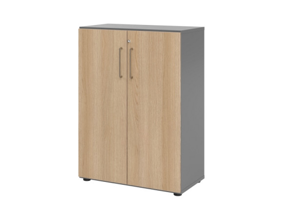 Armoire Hammerbacher 3OH 938T3 graphite/chêne, V938T3/G/E/BS