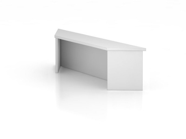 Plan de travail Hammerbacher 113 cm, 1OH gris, 113x32x35 cm (LxPxH), VWB90/5