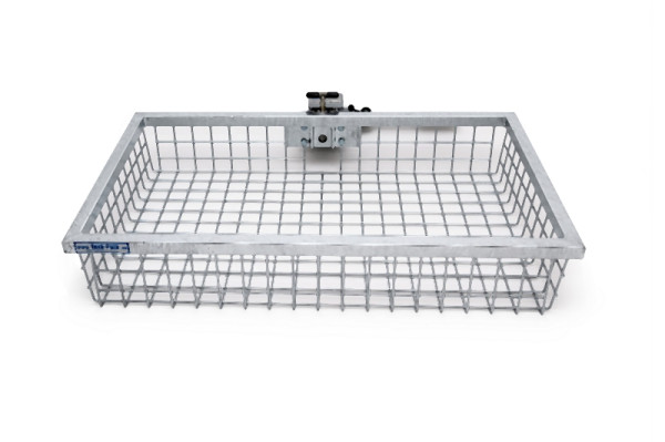 Porte-bagages arrière Optimal, abaissable avec blocage rapide, dimensions 1000 x 600 x 175 mm, 991354