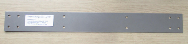 Hammerbacher jeu de plaques de raccordement HVB gris, VHVB