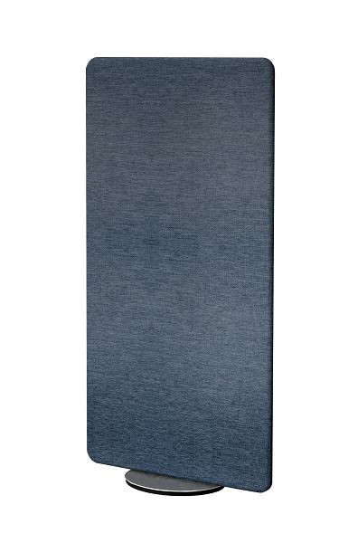 Élément textile Kerkmann Metropol rotatif, L 800 x P 450 x H 1700 mm, bleu, 45697317