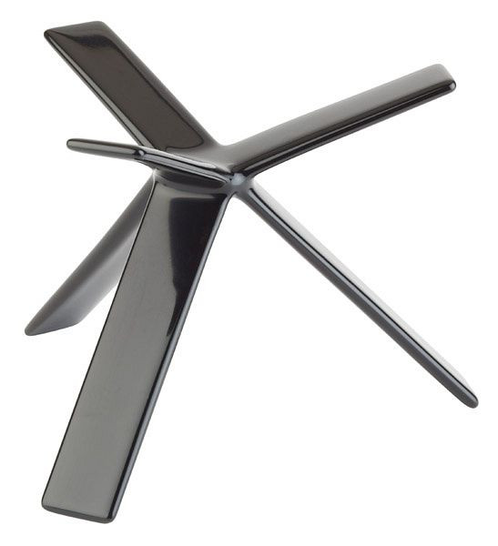Support de buffet APS -STAR-, hauteur : 12 cm, métal, revêtement noir, avec revêtement en caoutchouc antidérapant, 33261