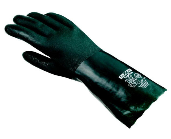 Gants de protection chimique teXXor "PVC VERT", taille : 10, paquet : 60 paires, 2142-10