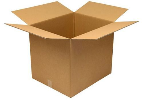 Boîte pliante en carton ondulé TransPak à 2 parois, dimensions intérieures 580 x 480 x 500 mm, qualité 2.30BC, paquet de 10, 299373